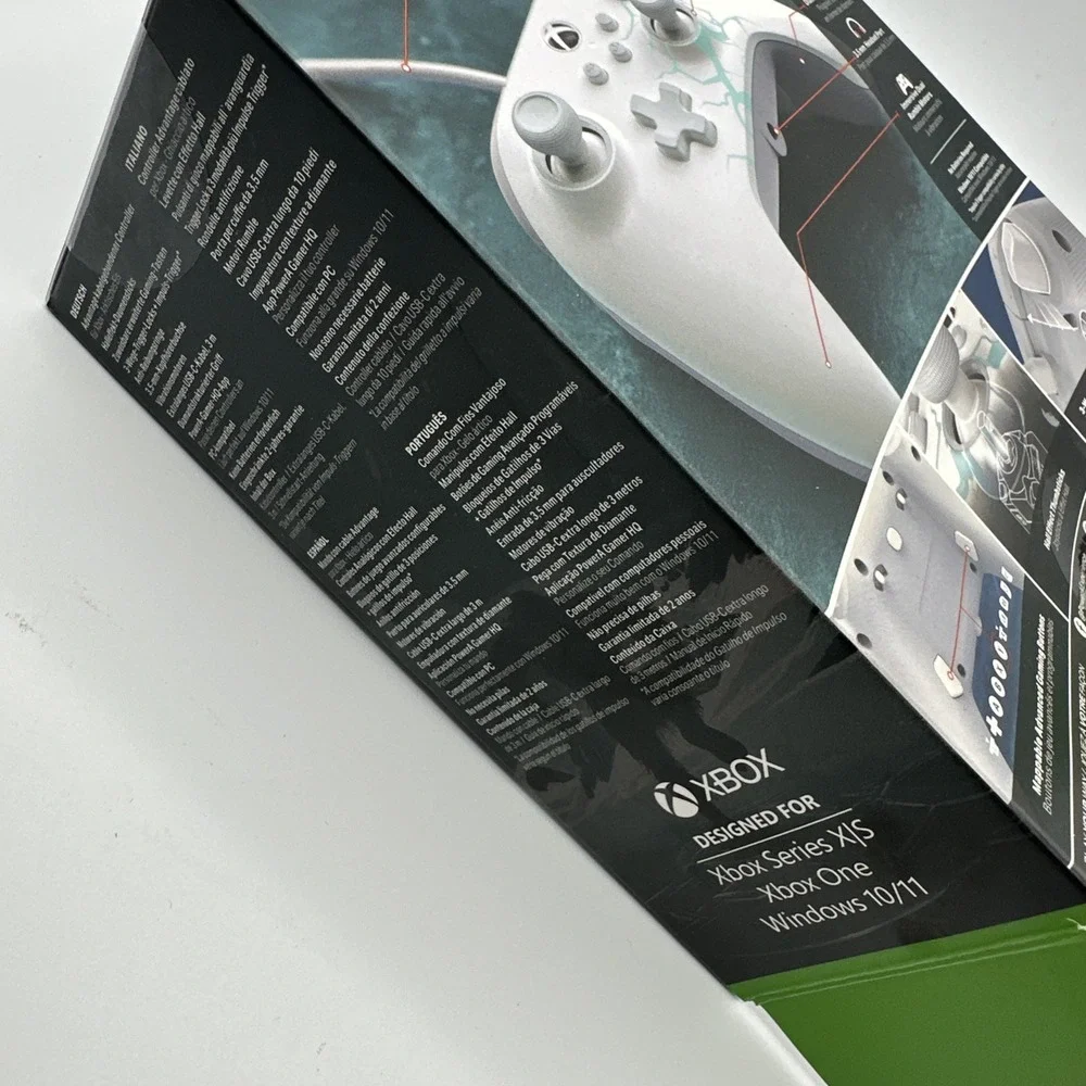 PowerA Advantage Wired Controller - XBox Series x S Artic Ice White